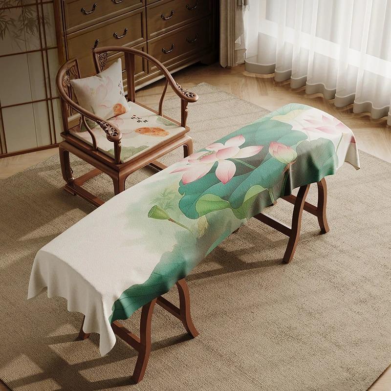 Lotus Pattern Zither Covers Chinese Style Guzheng Dust Cover Piano Ethnic Instrument Universal Protector Zither Accessories