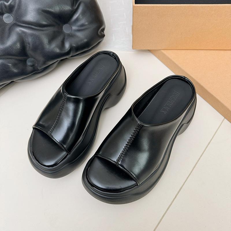 

С юбками, шлепанцы на платформе, женская верхняя одежда, модные и высококлассные, новые модели, для выхода в свет, чтобы увеличить высоту платформы и сандалии 39