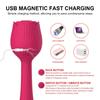 Rose Vibrator Toys Dildos Sucking Vibrator for Women Clitoris Stimulation Vaginal Massager Sex Toys for Adults 18 Sucker Machine