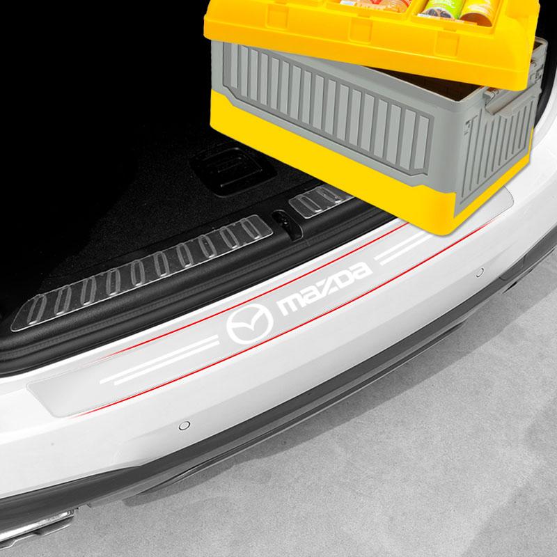 1 Stück Transparenter Kofferraumemblem Schutzaufkleber Auto Zubehör Für Mazda 3 6 CX5 2 CX3 CX9 MX5 RX8 Axela Demio MS CX5 2 Axela Demio Atenza MS GJI