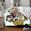 1pc Looney Tunes Characters Flannel Throw Blanket Lightweight Soft Warm All Season Blanket for Sofa, Bed, Travel,L1029010