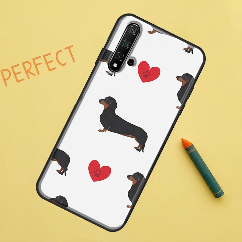 Dachshund Dog Case For Huawei P30 Pro P20 P40 Lite Nova 8i 7i 3i 11i 5T 9 10 SE Y60 Y61 Y70 Y90 P Smart Z