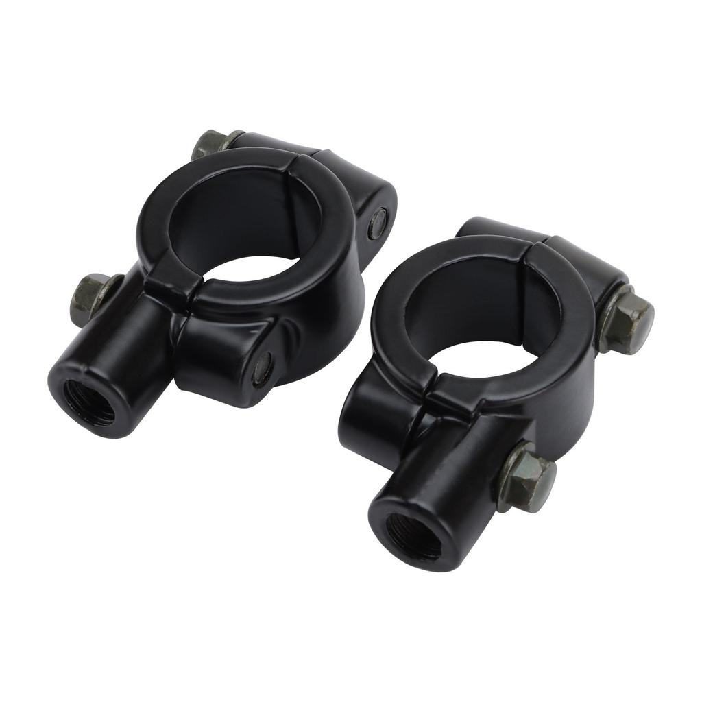 8mm Thread Motorcycle Rearview Mirror Adapter Clamp 7/8" Handle Mount Bracket