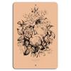 Elegant Botanical Bloom Vintage Floral Metal ArtAluminumtin Sign