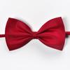 British Korean Style Red Black Men's Bow Single Layer Bow Tie