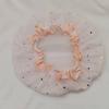 Colorful Reusable Shower Cap with Elastic Band Thicken Bathing Hat for Women Perfect for Hair Salon Bathing Accessory Waterproof