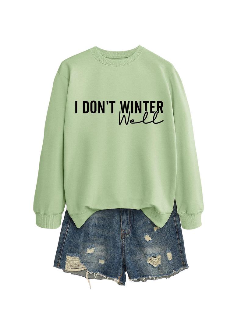 Women's Casual European & American Winter Pullover Sweatshirt