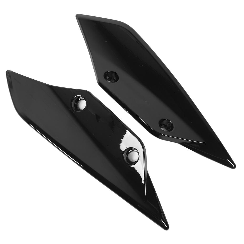 1 Paar Frontspoiler Winglets Verkleidung Glänzend Schwarz Starker Schutz Motorradverkleidung für S1000RR
