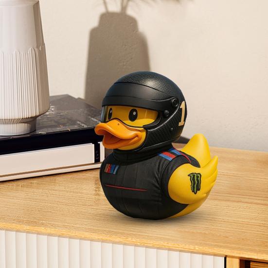 Yousheng Tropický hold Kachna Plážová dovolená Kachní soška Pryskyřičná kachna v havajské košili Sběratelská dekorace na stůl Palubní deska auta