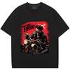 2024 New Loose Short Sleeve O-Neck Harajuku T Shirt For Men‘s Casual Style Printed XL Tees UEFA Summer Hot Sale Slight Stretch