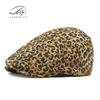 Hat Ladies Beret British Retro Fashion Leopard Print Cap Casual Versatile Forward Hat Personality Trend