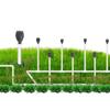 Garden Lawn Sprinkler 360 Degree Rotating Water Sprinklers System Automatic Watering Irrigation System for Watering