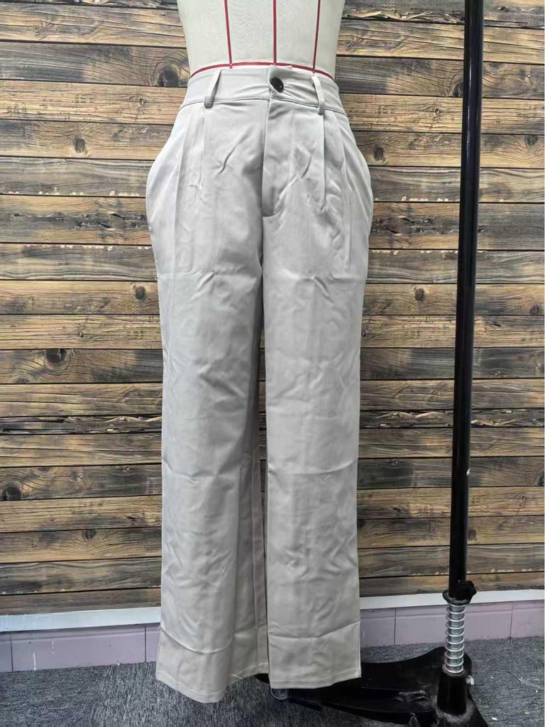 2026 Spring/Autumn Women's High-Waisted Wide-Leg Pants: Versatile, Casual, and Elegant
