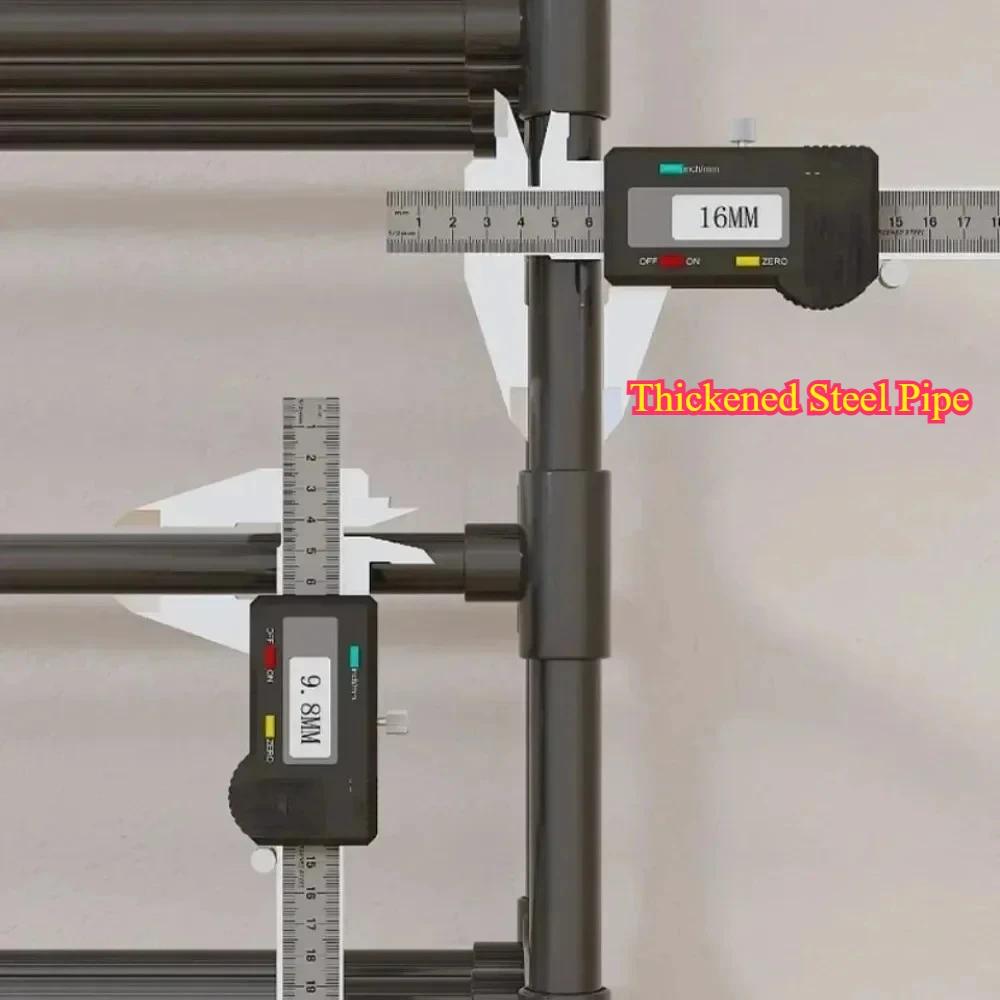 Simple Shoe Rack Multi-layer Metal Storage Rack Bedroom Corner Large Capacity Rack Shoe Cabinet Multifunctional Storage Rack