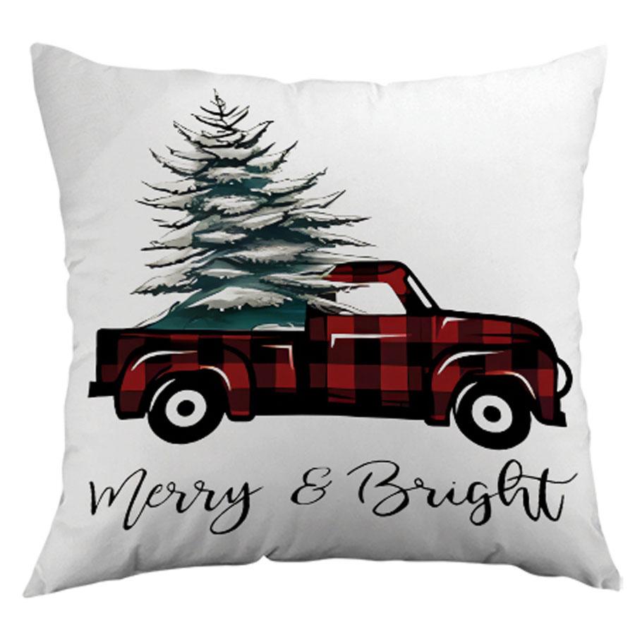 

Рождество Рождественские элементы Наволочка Декоративная подушка для дома и дивана Подушка Санта Клауса peach skin plush 45cm * 45cm