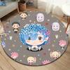 Re Zero Round Area Rug Carpet Rug For Living Room Bedroom Sofa Playroom Decor Nonslip Floor Mat
