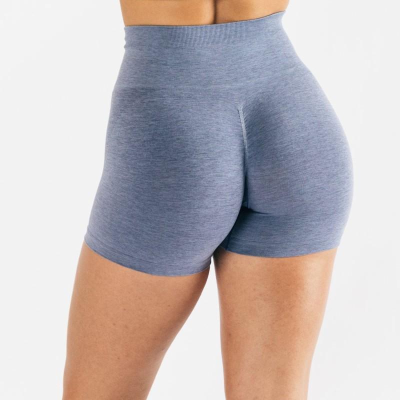 Seamless Side Jacquard Yoga Shorts Women Fitness Workout 3/4 Length High Waist Stretch Gym