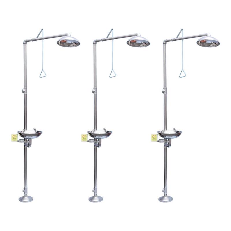 Jucheng 304 Stainless Steel Emergency Shower and Eyewash Station