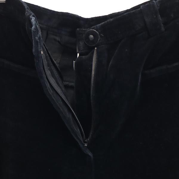 VERSACE made in Italy Velor-like Pants 40 black Women Used