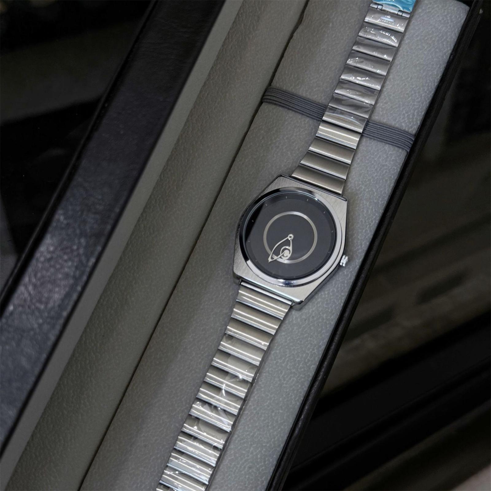 

Мужские водонепроницаемые светящиеся наручные часы-будильник для бега One Size чёрный