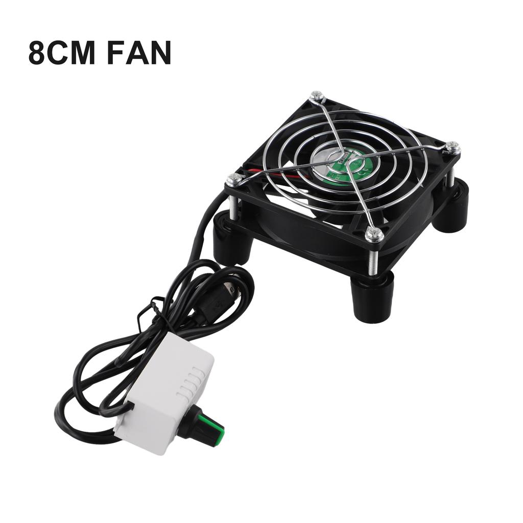 For Electronic Devices 5V Cooling Fan Silent High Speed Fan Indoor Use 100cm Power Cord 3000 RPM Rotation Speed