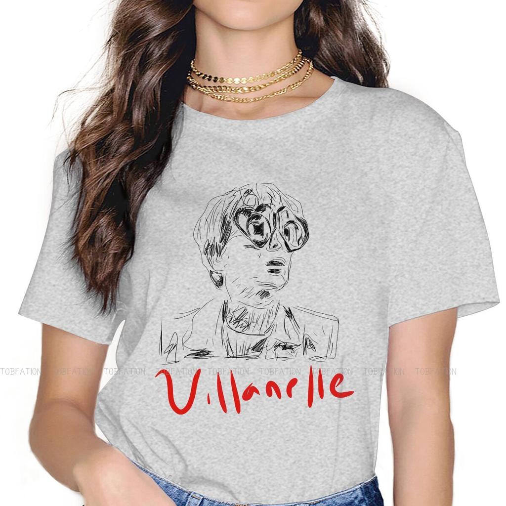 Killing Eve Villanelle Killer T-shirt Unisex Ragazza 4XL Fresca Base Tempo Libero Maglietta Novità Larga