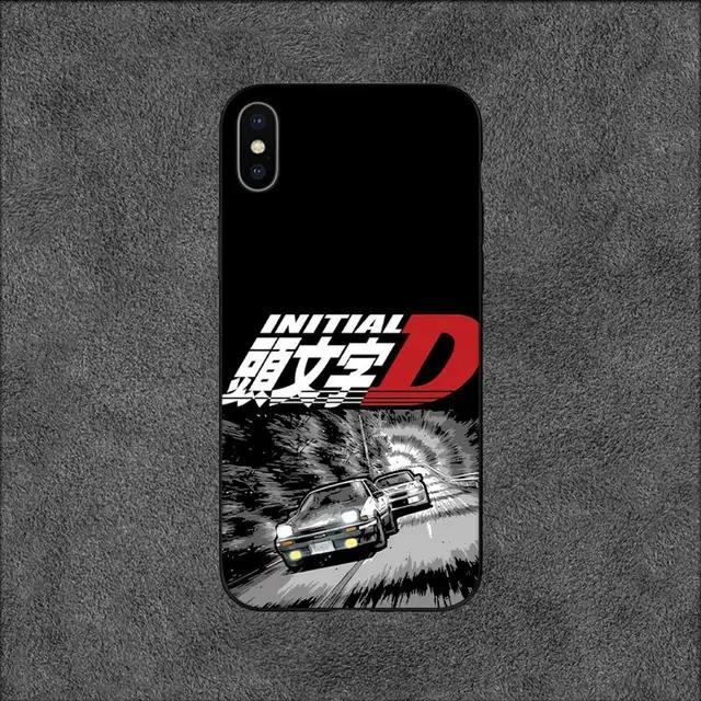 Cheap Classic Japan Initial D Phone Case For iPhone Samsung Galaxy Redmi Xiaomi Note S A 16 15 14 13 12 11 20 21 22 23 53 54 Pro Plus Ultra TPU Cover