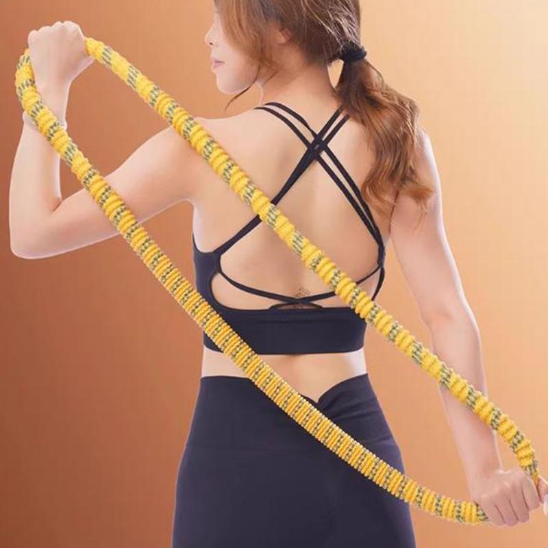 Soft Spring Fitness Hoop Adults Weights Loss Burns Fat Easy To Fold And Store Waist Toning Fitness Circle Unisex Waist Exercise