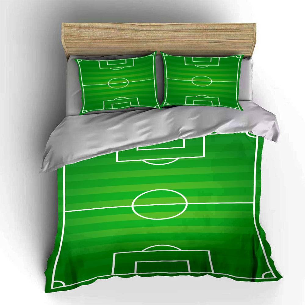 Schema di layout del campo da calcio. Set lenzuola Set copripiumino Copripiumini Federe(1*Copripiumino 2*Federe senza imbottitura piumone)