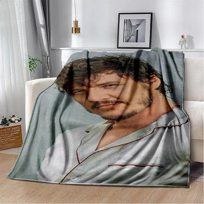 Jose Pedro flannel blanket, home office leisure sofa blanket, multi-functional travel portable warmth blanket gift blanket