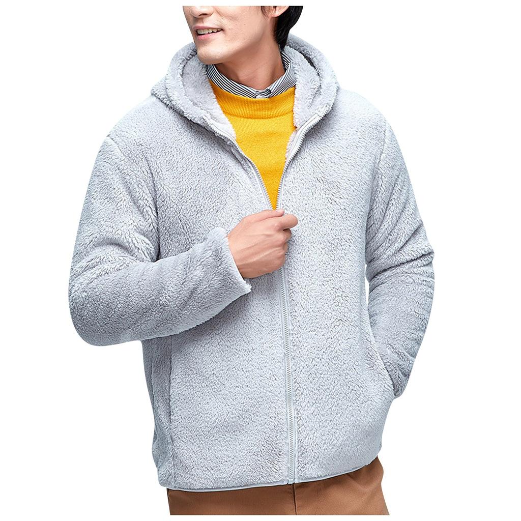 Solid Fleece Warm Double-Sided Plush Coat Thickened Coat For Women