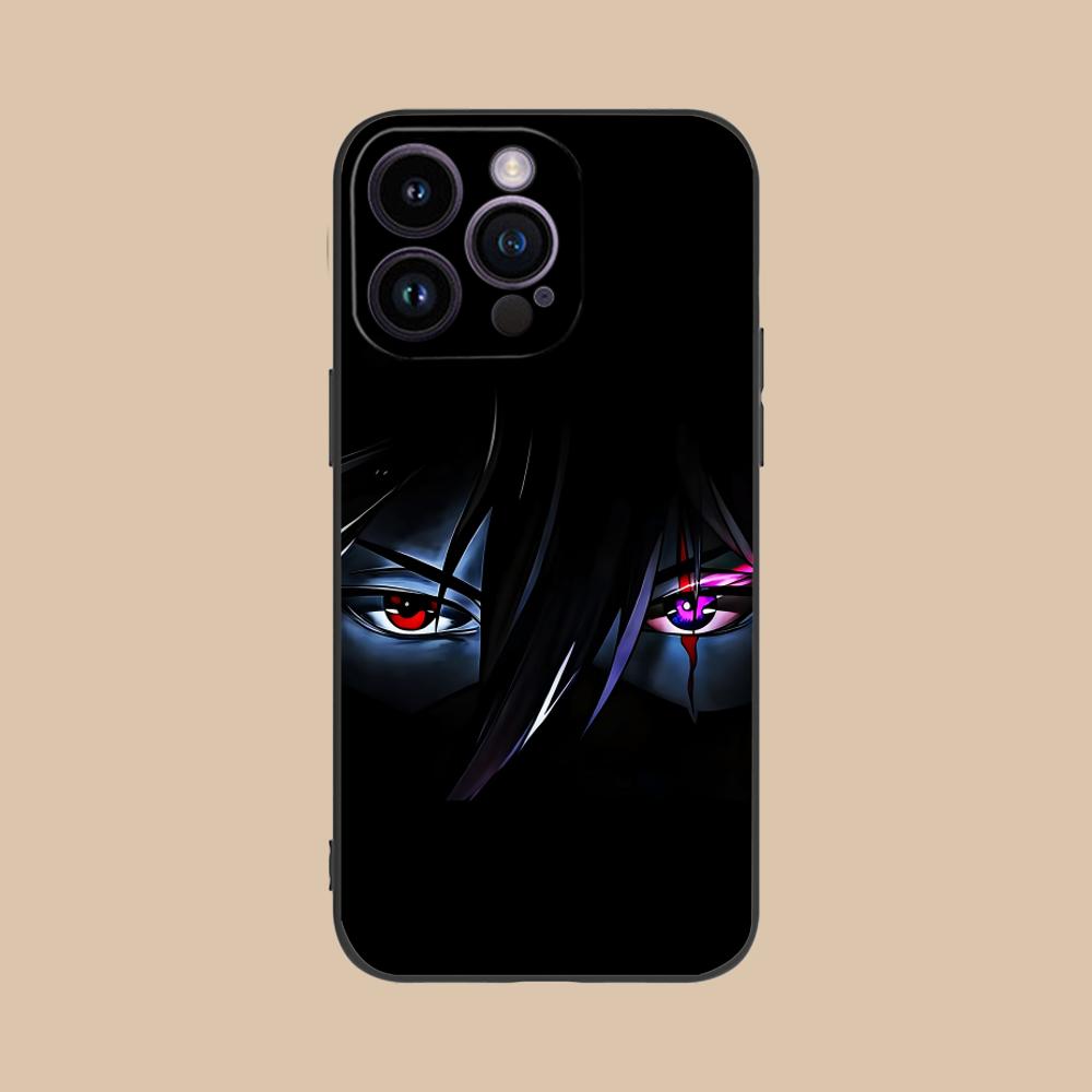Anime Eyes Phone Case for iPhone 17 16 15 14 13 12 11 X XR XS 8 7 Air Pro Max Plus Mini Soft TPU Shockproof Cover