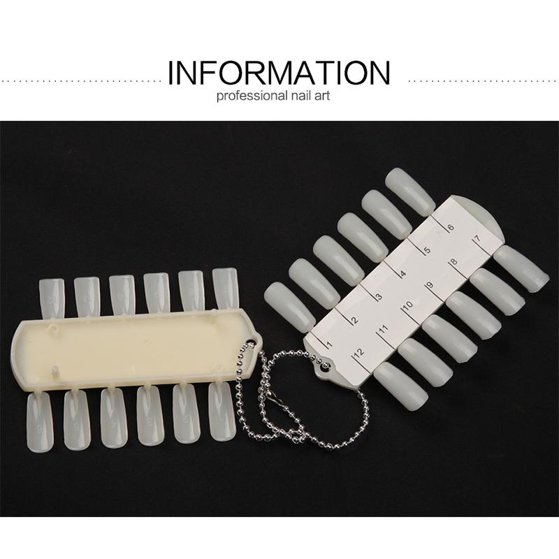 

Arte Clavo, 24 наконечника/лот, таблица цветов, акриловые инструменты для дизайна ногтей, гель-лак, УФ-гель, дисплей, ложные советы, цветные наклейки-цепочки