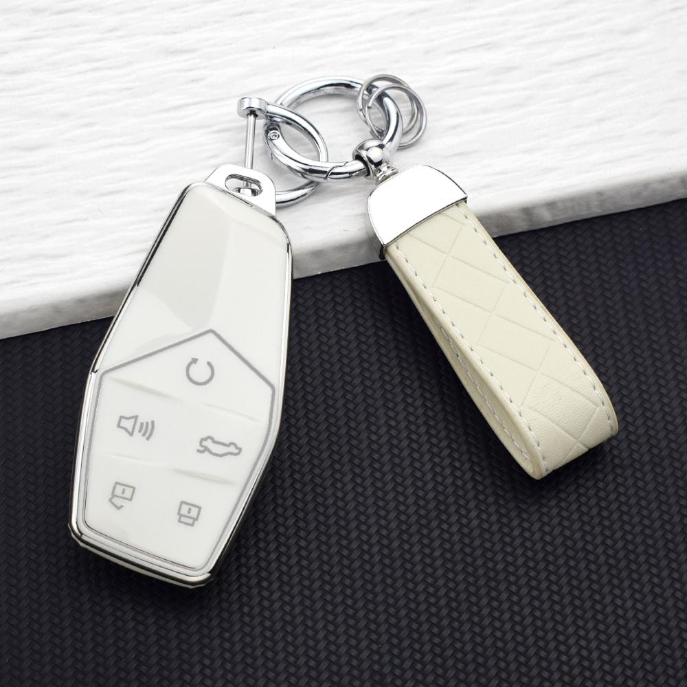 Premium Soft TPU Remote Key Fob Protective Shell for MG One 2022-2026 Anti-scratch Car Key Case Holder KeyChain Auto Accessories