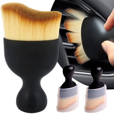1/2 Pièces Brosse de Nettoyage de Voiture Douce Tableau de Bord Sortie d'Air Écart Dépoussiérage Détailing Outils de Nettoyage Entretien Auto Accessoires Intérieurs