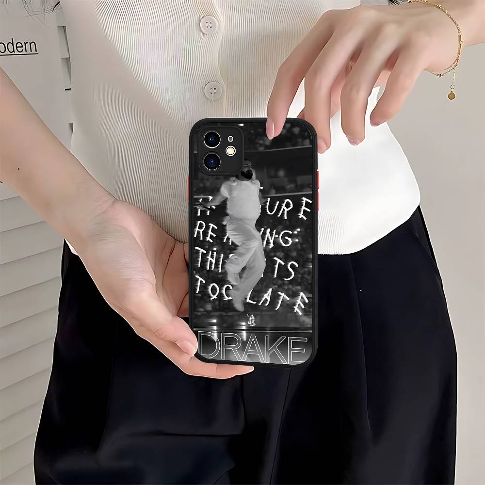 Singer Rapper D-Drake For IPhone 11 12 13 14 15 16 Pro Max Plus X XS MAX Shockproof Matte Back Cover