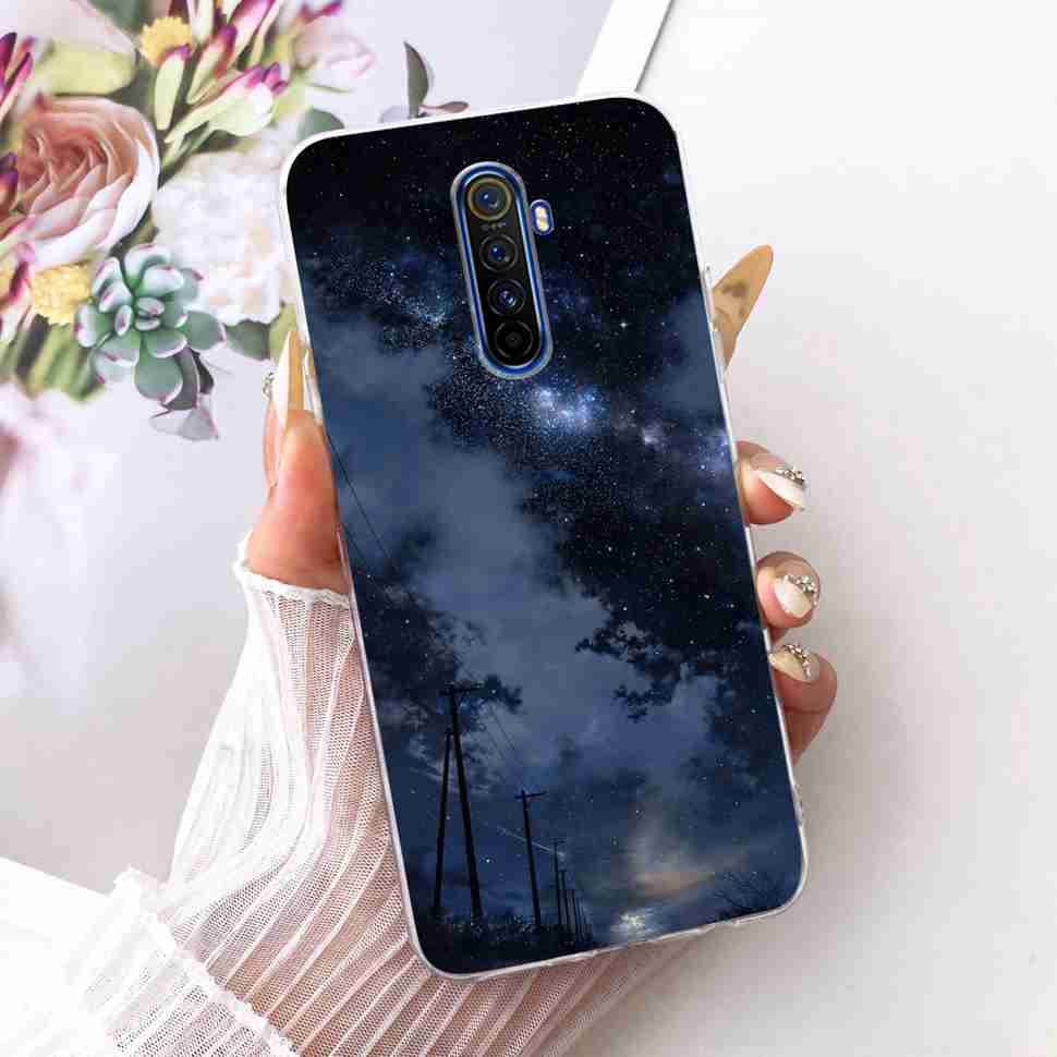 For Realme X 2 X2 Pro RMX1931 Case Cartoon Cat Simple Silicone Cover For Oppo Realmex2 Pro Phone Case Shockproof Bumper