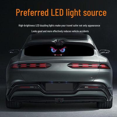 Vampire Demon Eye LED Car Light: Personalized Decorative Warning Lamp