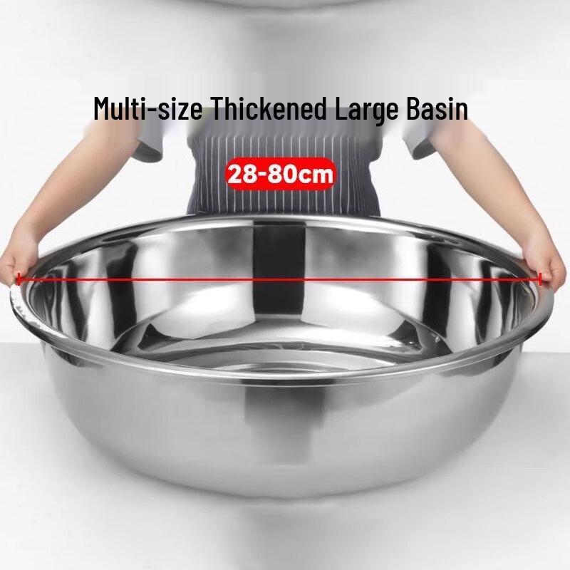 Homeglen Deep Round Stainless Steel Basin