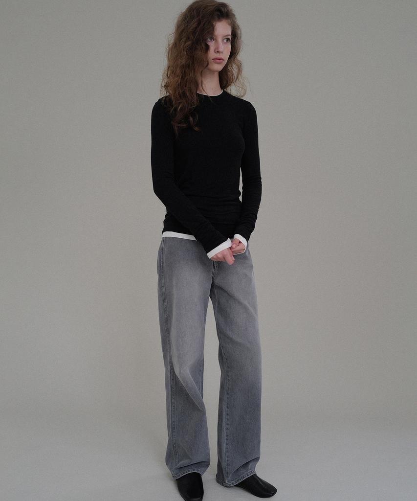 ANDNEEDS Brush Washed Denim (Gray)