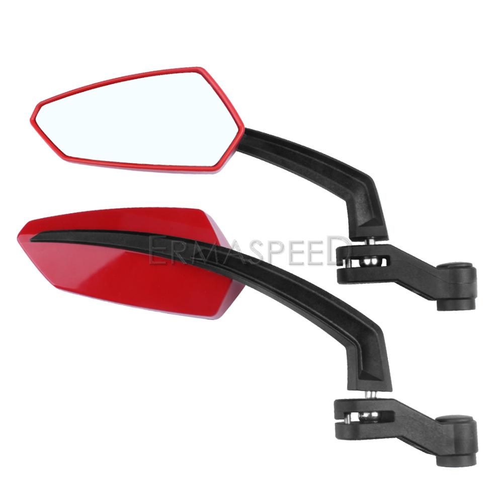 Univerzální 8MM 10MM Motocyklová zpětná zrcátka Nastavitelná Motocyklová zpětná zrcátka pro motokrosový skútr Zrcátko