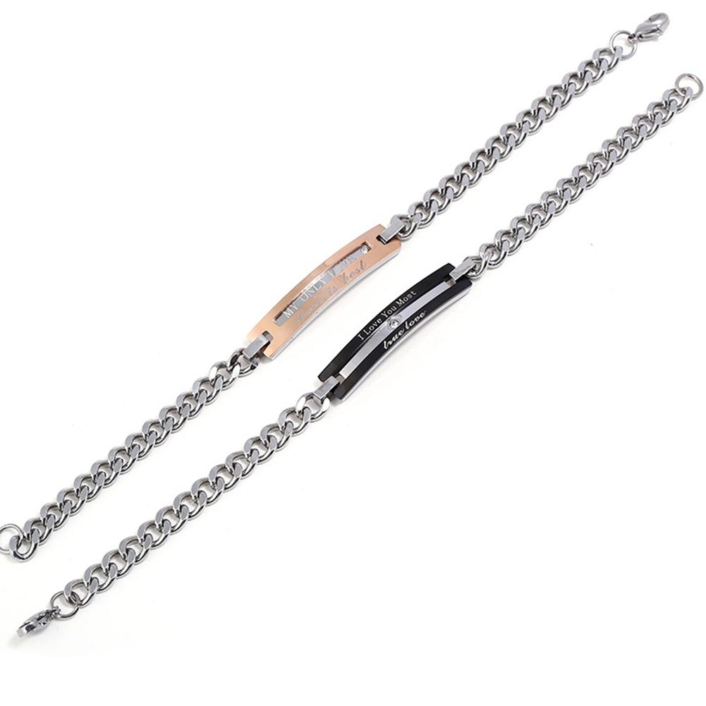 Fashion Metal Chains Men / Women Stainless Steel Bracelet Cool Delicate Hand Chains