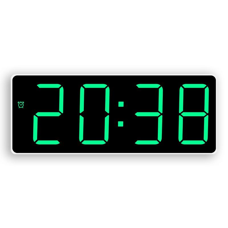 Huayang GH9005 Colorful LED Alarm Clock with Temperature Display Large Numbers Date Bedside Clock Popular Digital Clock