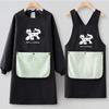 Waterproof Cartoon Kitchen Apron - Oil-Proof, Breathable, Wipeable, All-Season Cooking Coveralls