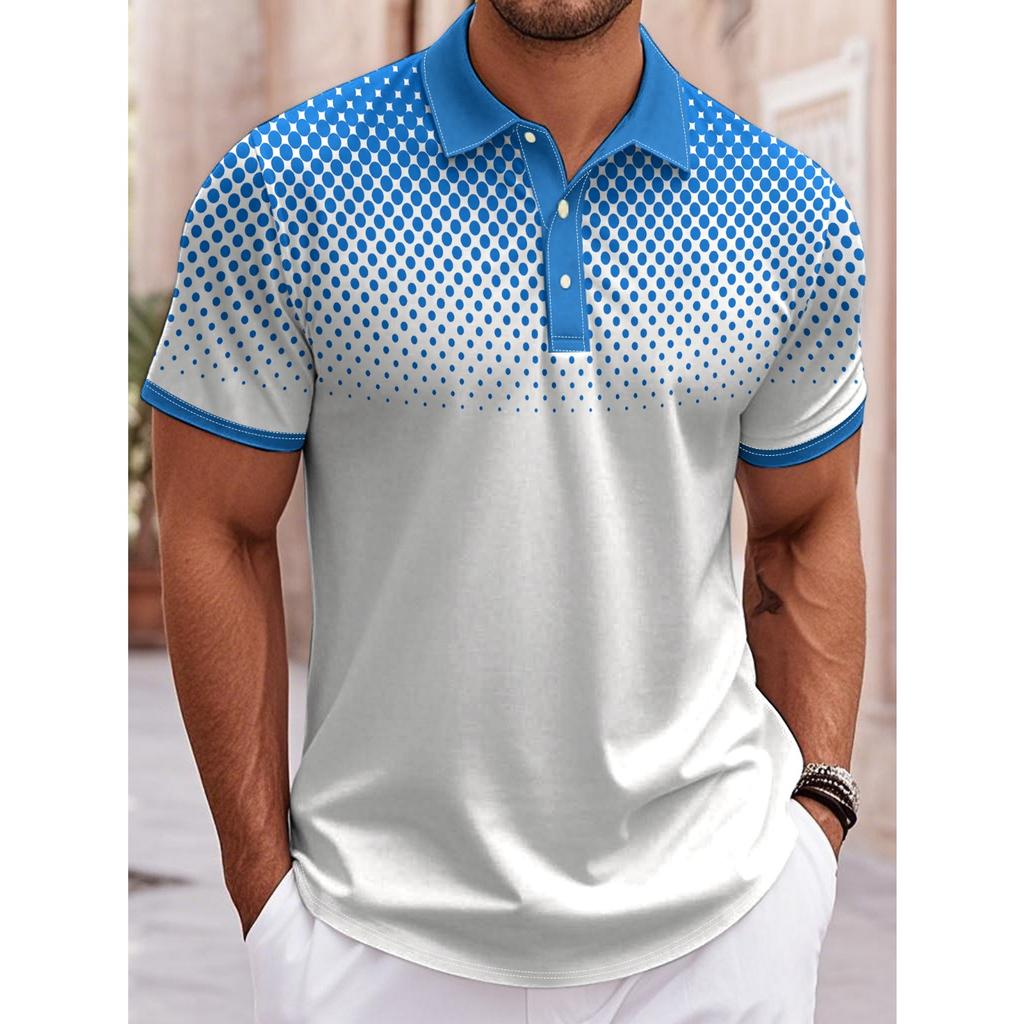 Men's Golf Polo Short Sleeve Polo Shirt Outdoor Business Casual Daily Streetwear Summe
