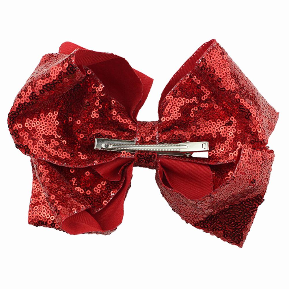 20CM Children Delicate Paillette Butterfly Hair Clip Clothes Dress Accessories