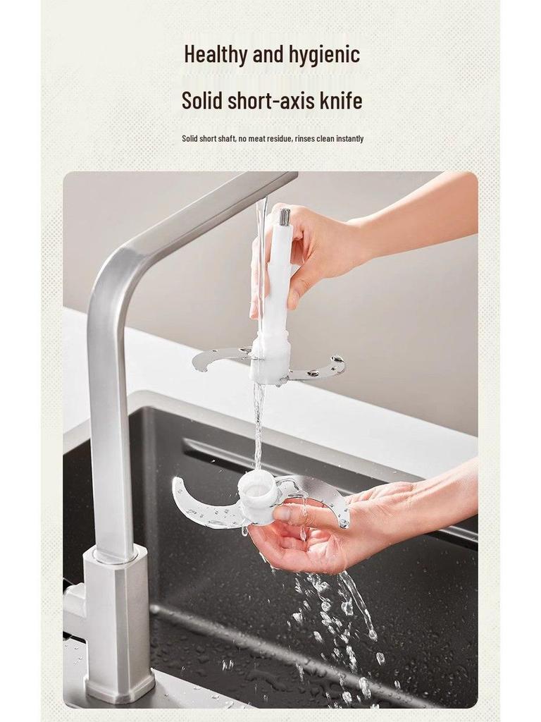 Supor 4L Automatischer Fleischwolf: Multifunktionaler elektrischer Fleischwolf & Babykost-Prozessor für Fleisch & Gemüse