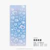 Stars Decal Stickers Scrapbooking Stationery Hearts Stickers PET Bubble Deco Sticker DIY Journal Planner