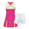 Kids Girls Golf Tennis Dress Outfits Sport Dress and Shorts for Running Gym Exercise Tennis Badminton