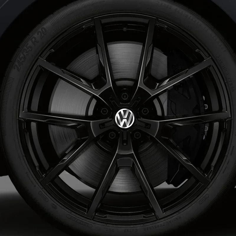 Für VW Volkswagen Jetta MK5 Golf 4 Stück 56mm Auto Radnabendeckel Logo Aufkleber Für Volkswagen VW Touran Käfer Golf Passat Je